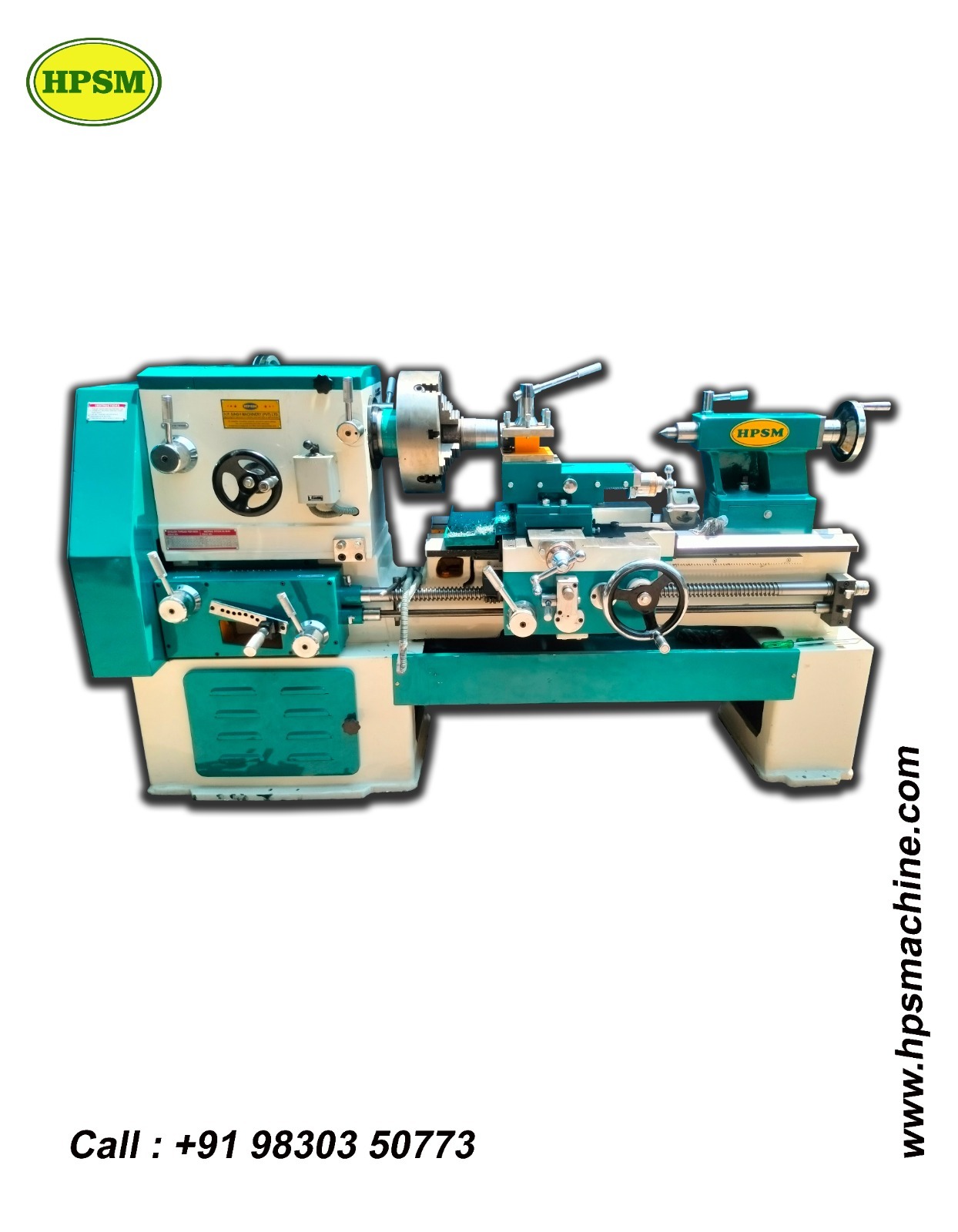 6 Ft Lathe Machine - Color: Blue