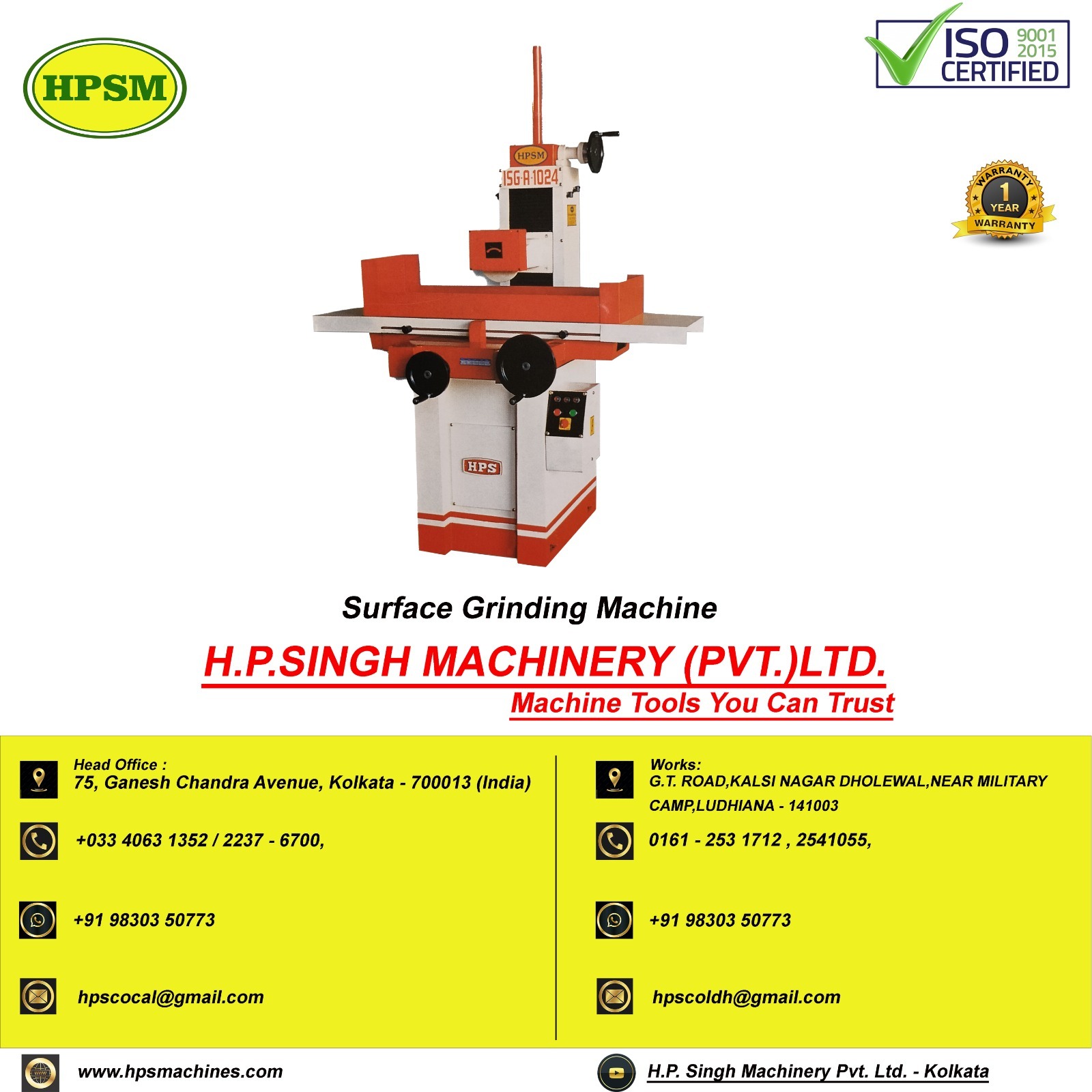 Surface Grinding Machines - High-precision Cnc Technology | Robust Performance, Versatile Applications, Enhanced Control