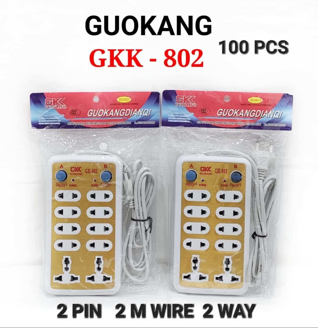 Extension Board - Durable Plastic, 6 Socket Outlets , Surge Protection And Overload Safety Features