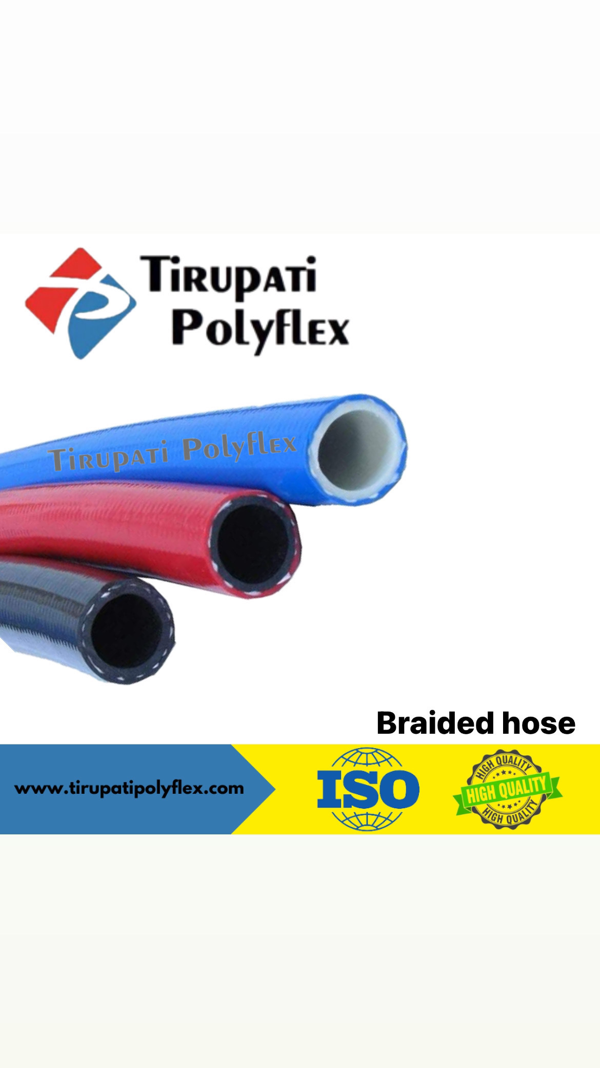 Construction Braided Hose - Available In All Colours, Lengths Of 30-100 Meters, Sizes From 2mm To 75mm | Ideal For Agriculture And Industrial Applications
