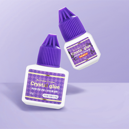 Crystal Glue - Black Eyelash Adhesive 10ml | Excellent Bonding, Retention 3-4 Weeks, Non-harmful