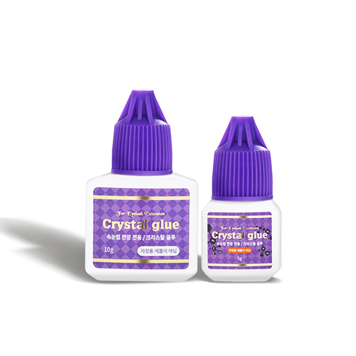 Crystal Glue - Black Eyelash Adhesive 10ml | Excellent Bonding, Retention 3-4 Weeks, Non-harmful