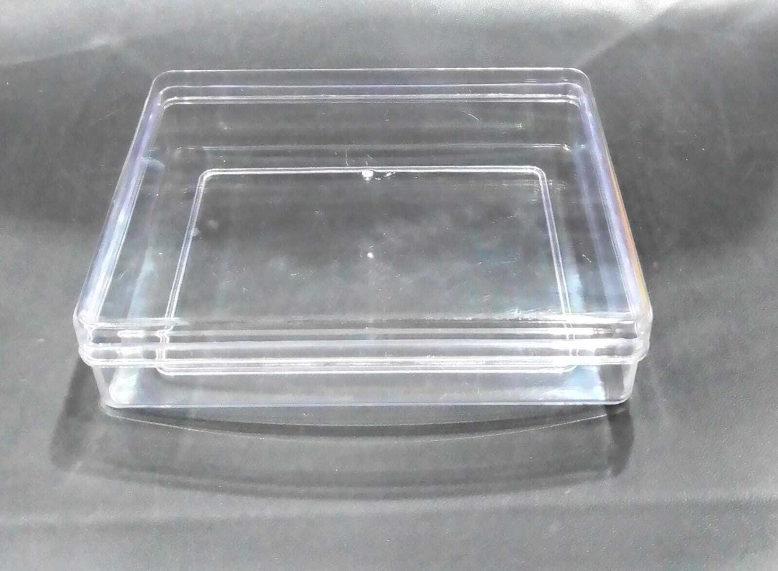 Recto Small With 6 Pcs Cavity - Plastic, Standard Size, Rectangular Shape | Lid Cover For Preservation, Food Grade & Hygienic Design