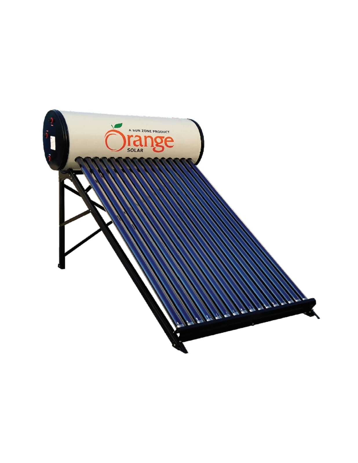 Diamond Glass Line Solar Water Heater - Color: Half White