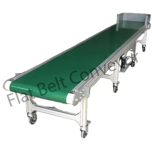 Flat Conveyor Belt System Load Capacity: 400 Kilograms (Kg)