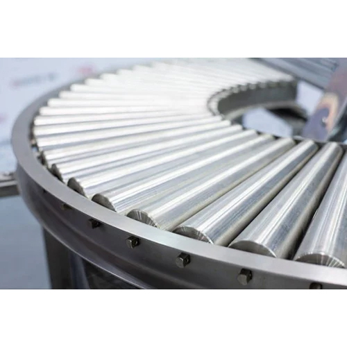 Industrial Packing Conveyor - Stainless Steel, 240V | Heat Resistant, Flat Belt, Warranty Included