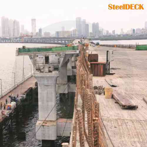 102 Mm Steel Decking Sheet Steeldeck 102