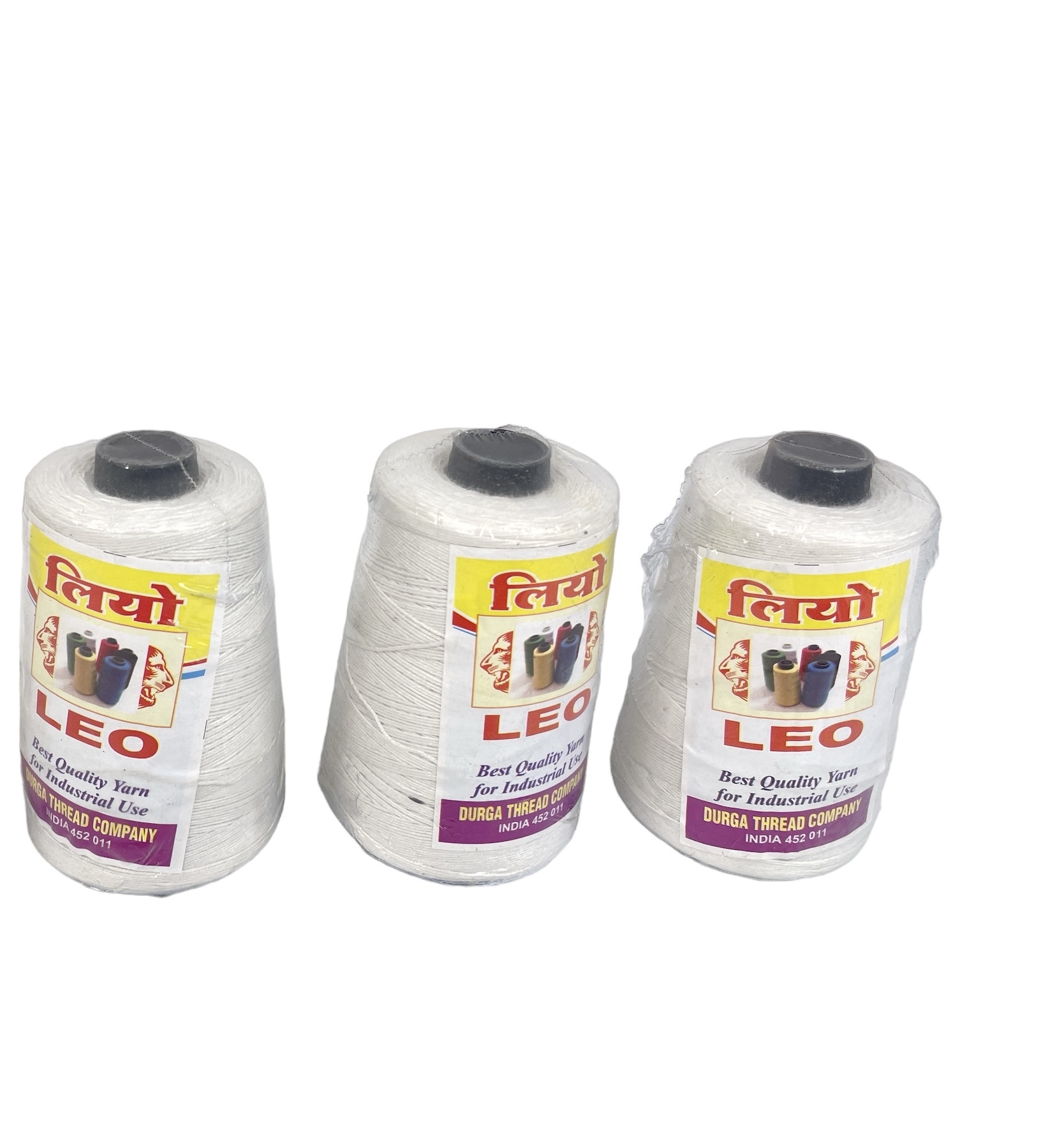 Bag Closing Threads - Soft Pet Material, 3-side Seal Design, White Color, 1-year Warranty