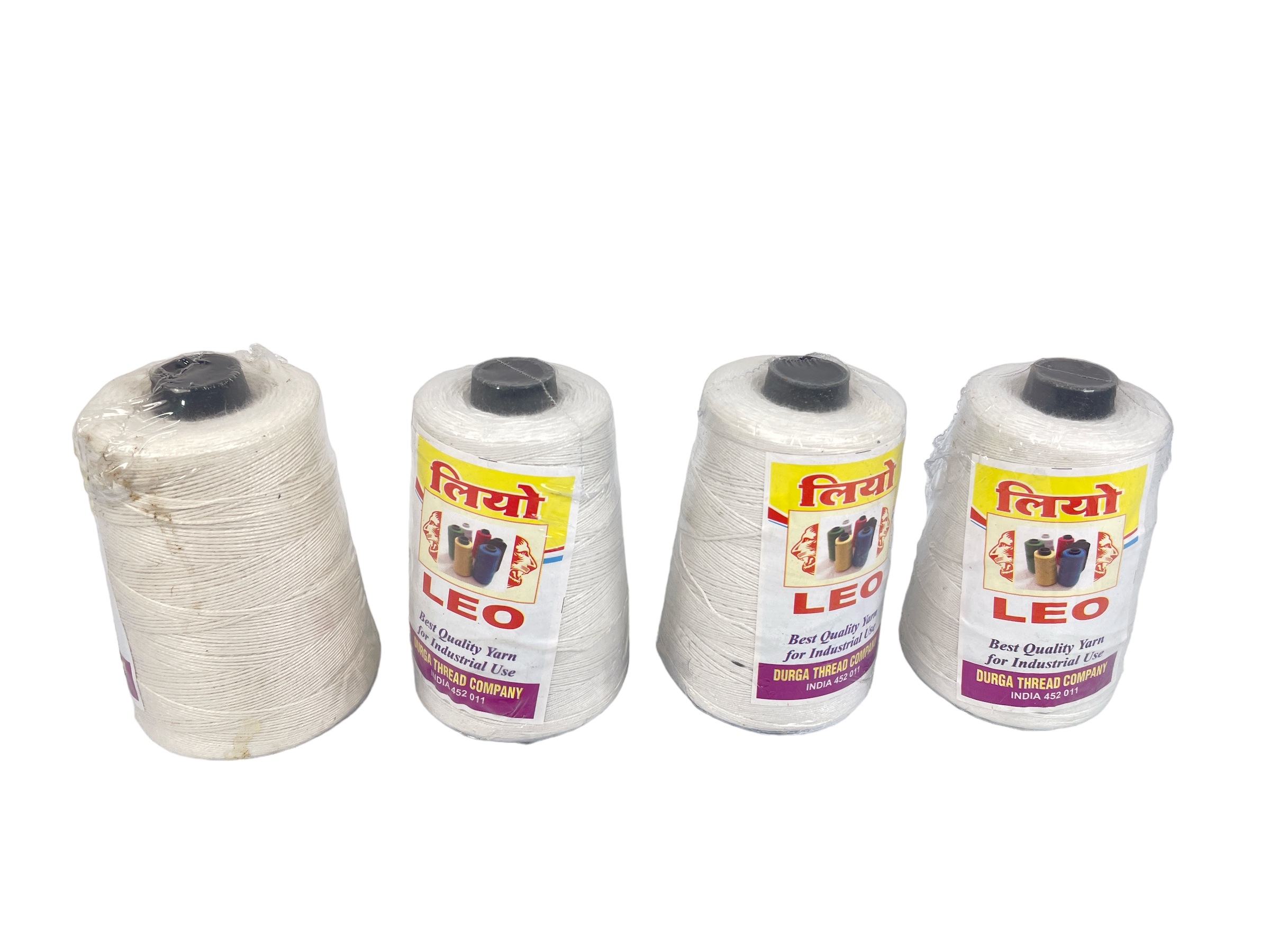 Bag Closing Threads - Soft Pet Material, 3-side Seal Design, White Color, 1-year Warranty