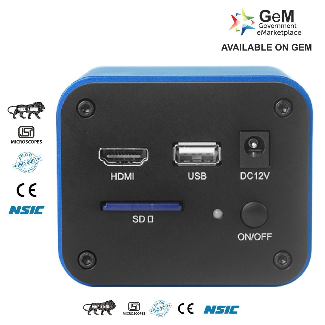 8 Mega Pixel Microscope Camera (Hdmi+usb 2.0+sd Card All In 1 C-mount Cmos Camera) - Application: With Advanced Video & Image Processing