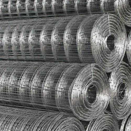 Galvanized Steel Wire Fence - Color: Silver