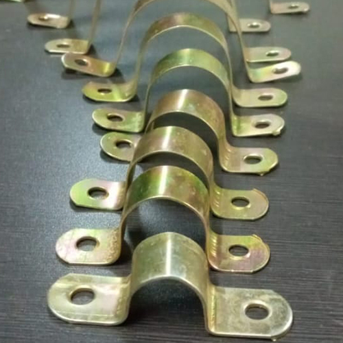 U Clamp - Stainless Steel, Size as per Requirement, Golden Color | Designed for Industrial Usage with Customization Options
