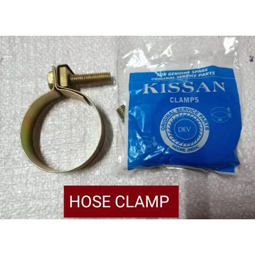 Hose Clamp - Stainless Steel, Size As Per Requirement, Golden Color | Durable, Corrosion Resistant, Ideal for Automotive and Industrial Use