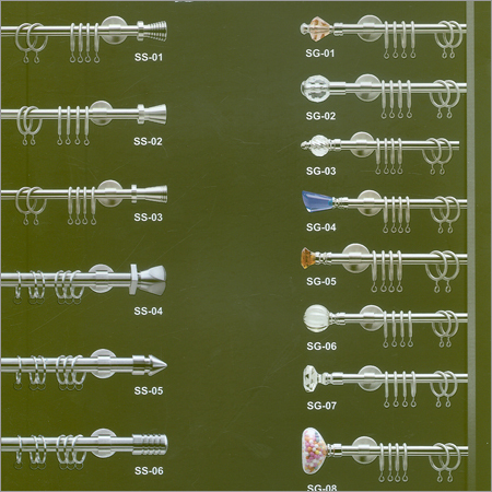 डिजाइनर पर्दा रॉड