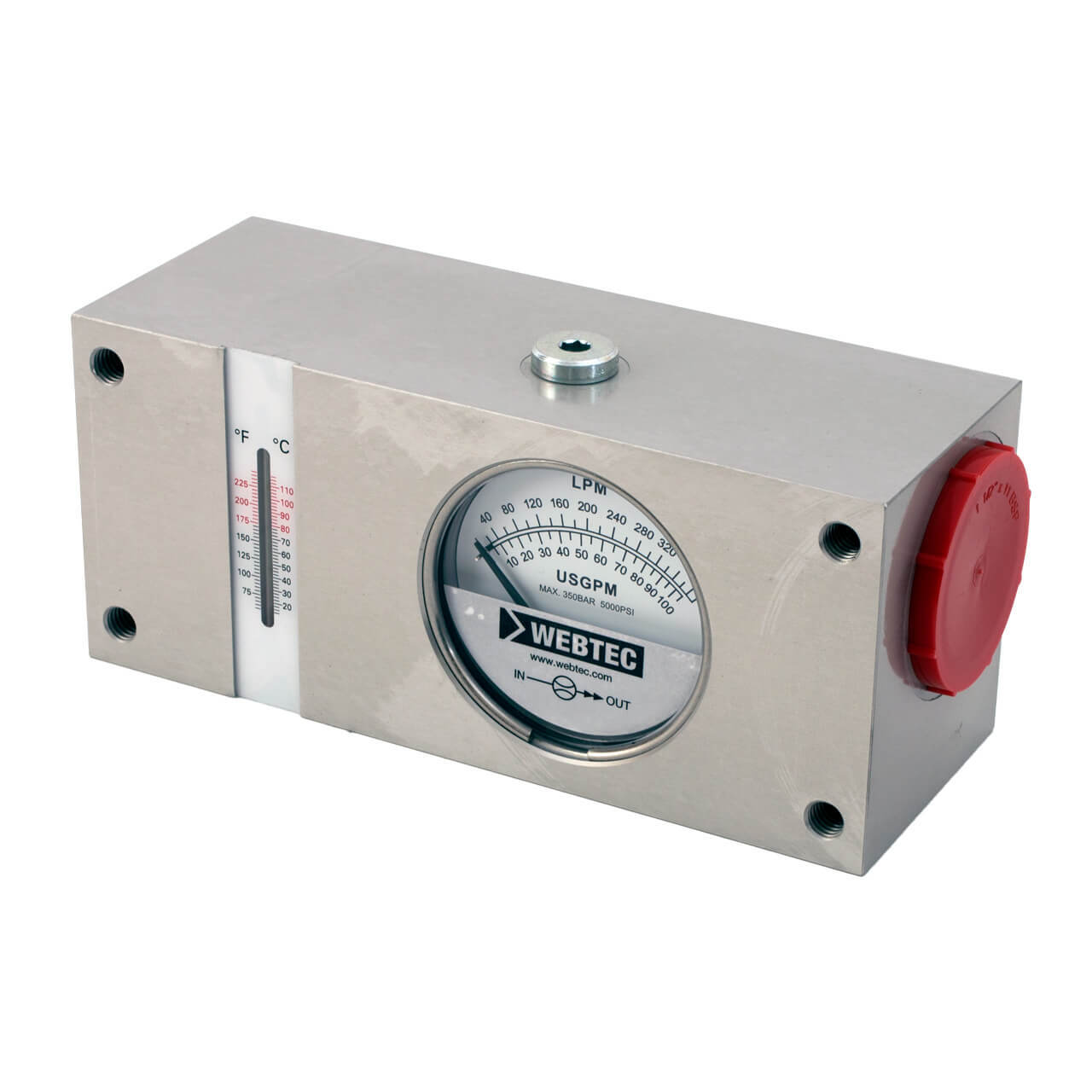 Fi1500 Hydraulic In-line Flow Indicator Accuracy: High %