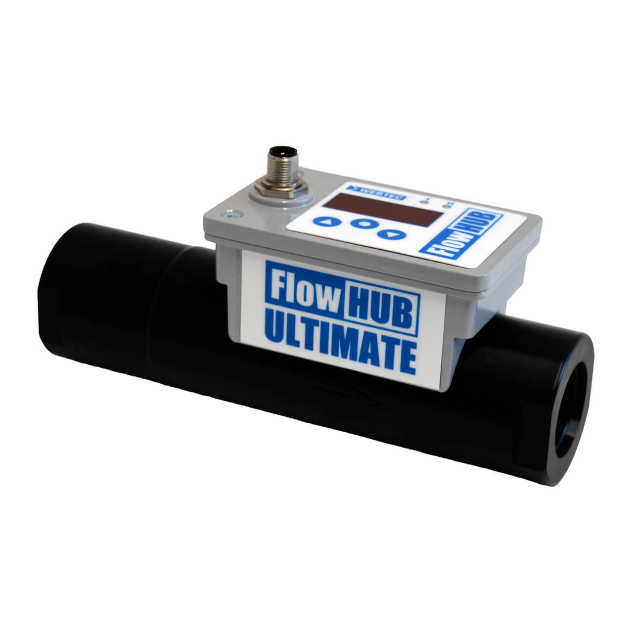 Flowhub Series - Max Pressure 420 Bar, Max Flow 360 L/min | Ideal For Condition Monitoring And Test Stands, Digital Display, Temperature Measurement