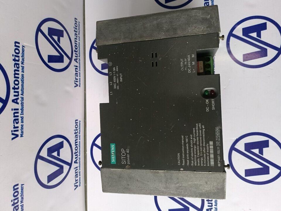 Automatisierung Siemens 6ep1437-1sl11 Netzteil 3phasen Ac 230-400v