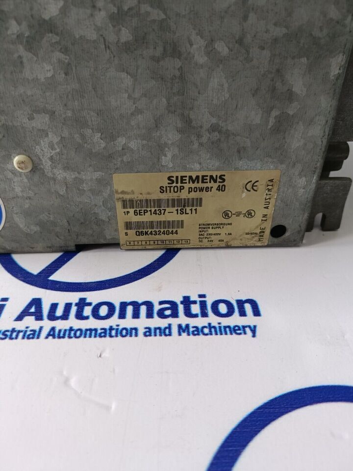 Automatisierung Siemens 6ep1437-1sl11 Netzteil 3phasen Ac 230-400v