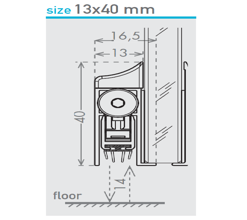 Automatic Drop Down Seals For Glass