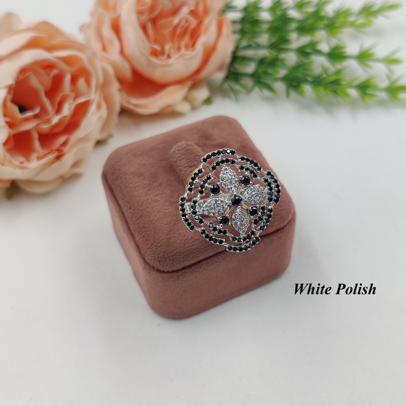 Stylish Designer Fancy American Diamond Ring - Premium Aaa Star Cut Zircon, Women's Elegant Imitation Jewelry For Anniversaries, Engagements, Weddings, Gifts