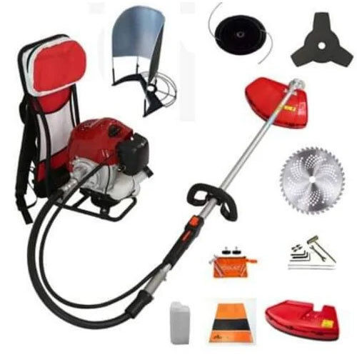 2 Stroke Backpack Brush Cutter - Color: Red & Black