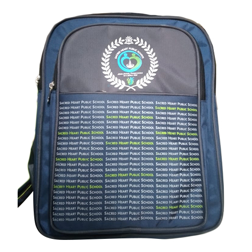 Blue Kids School Bag Design: Customized