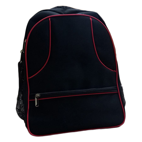 Kids Black School Bag - Canvas Material, Available in Various Sizes, Classic Black Color, Moisture-Proof and Customized Design for School Essentials