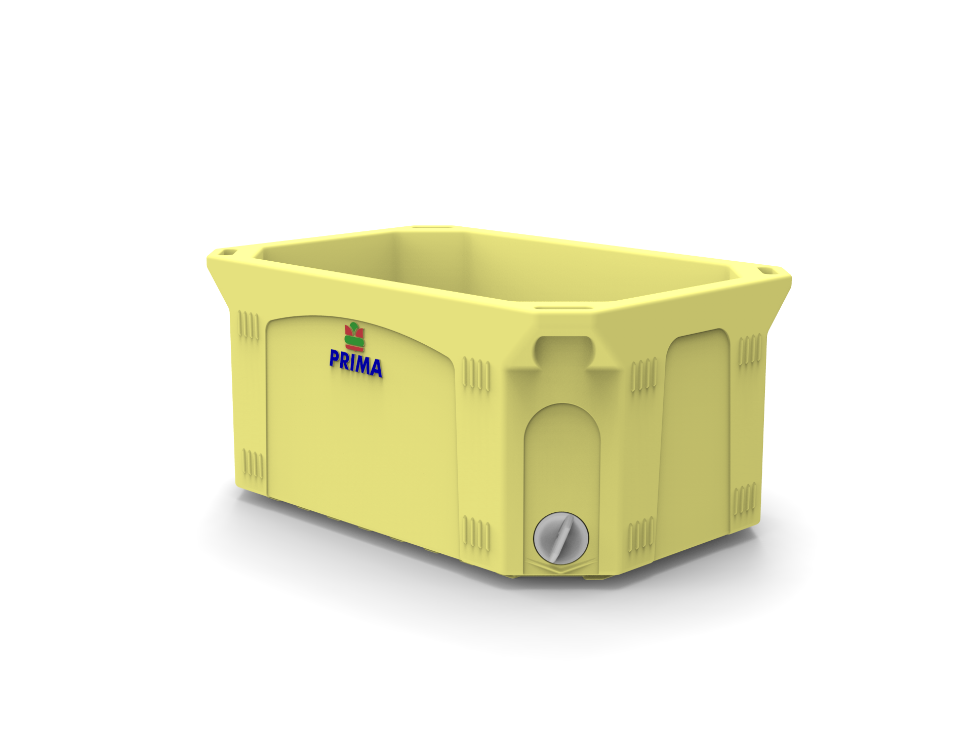 Insulated Box 100 Ltrs - Color: Yellow