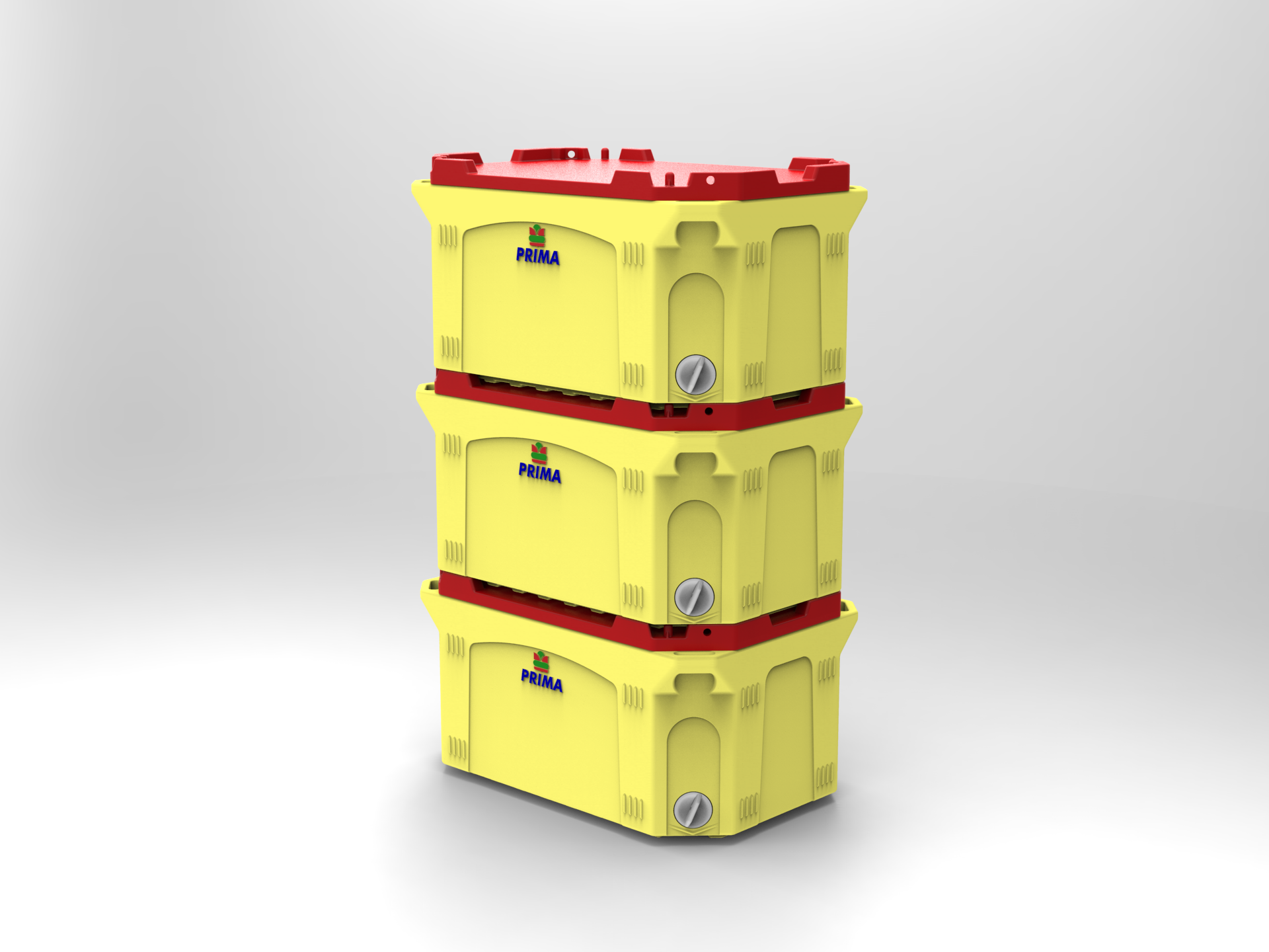 Insulated Box 100 Ltrs - Color: Yellow