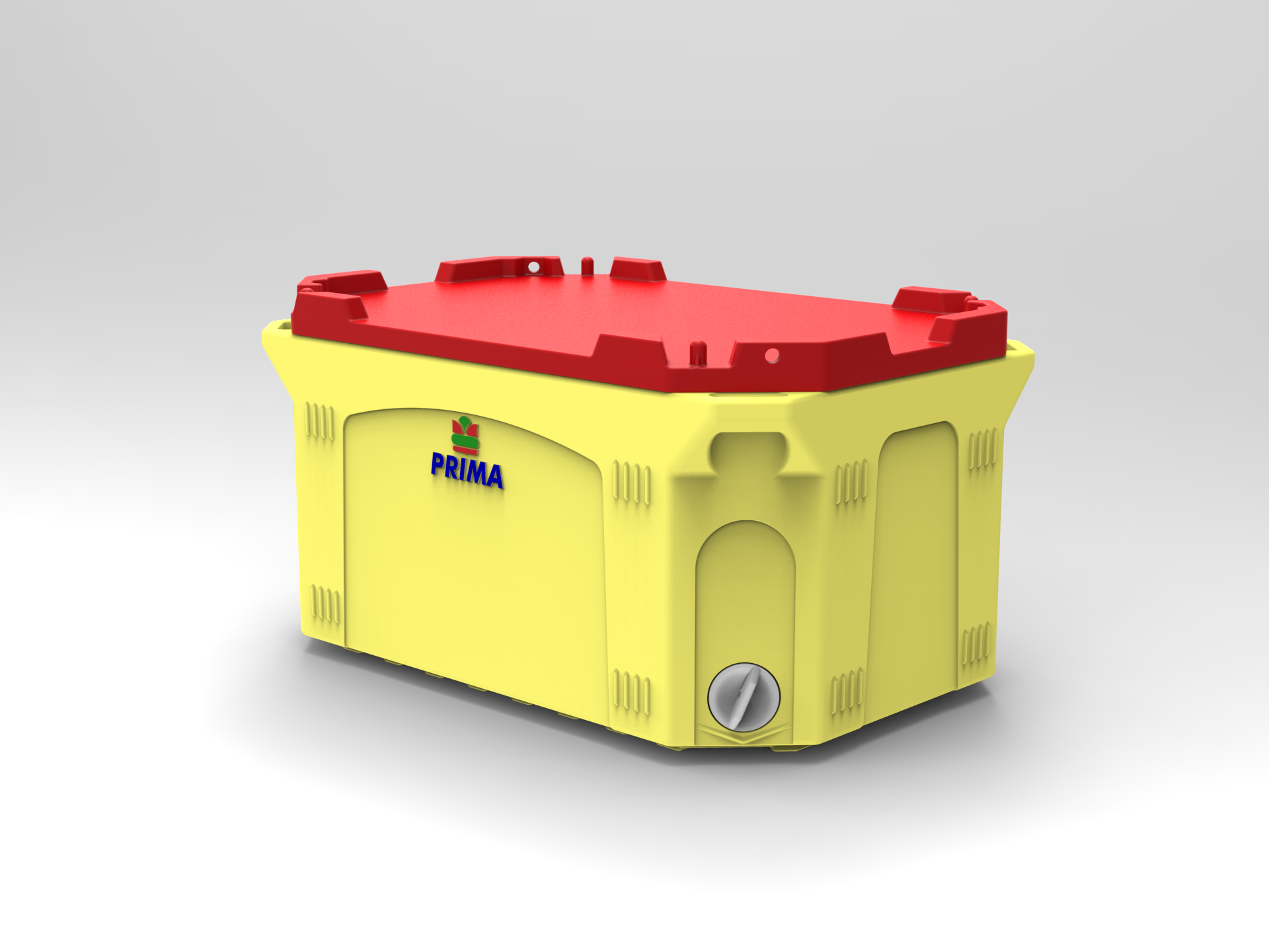 Insulated Box 100 Ltrs - Color: Yellow