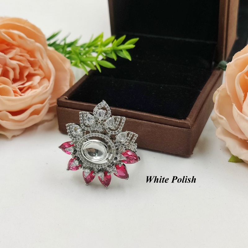 Stylish Beautiful American Diamond Ring - Gender: Women