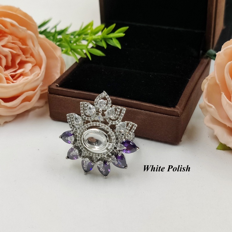 Stylish Beautiful American Diamond Ring - Gender: Women