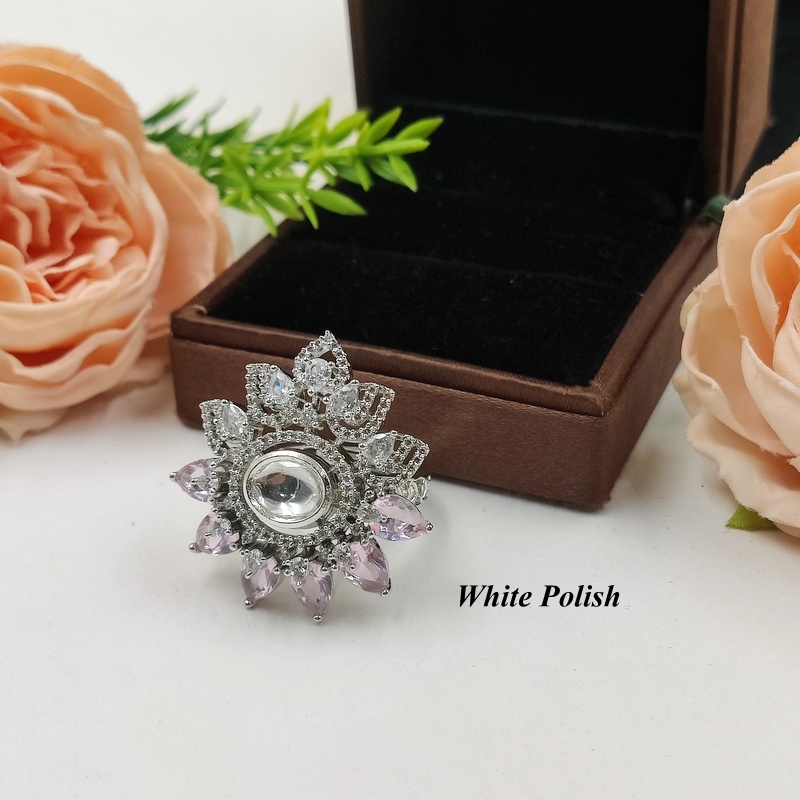 Stylish Beautiful American Diamond Ring - Gender: Women