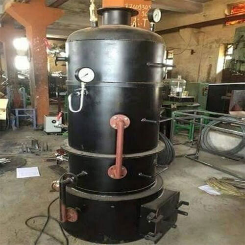 Sweet Wood Fired Boiler - Mild Steel, 0-1000 Kg/hr Capacity, Black Color | Ecological Heating Solution for Industrial Applications