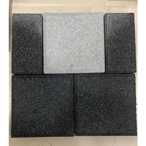Shot Blast Paver Block - Color: Black