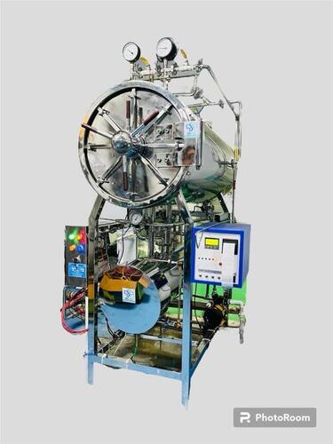 Horizontal Steam Sterilizer - Stainless Steel, 220V | 8 Cycle Modes, Auto Water Filling, Thermal Printer with Temp & Date