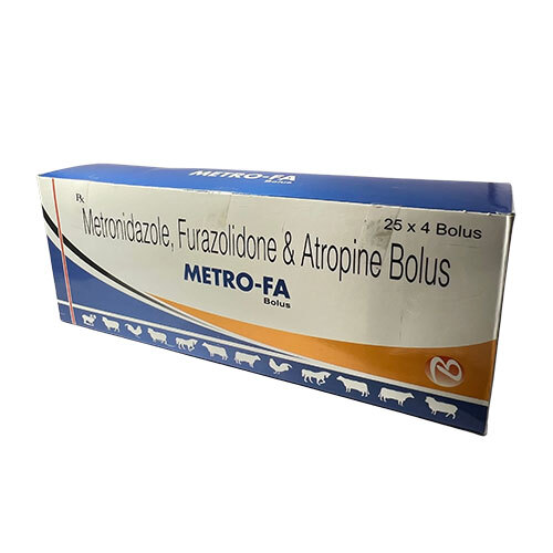 Metro Fa Metronidazole 500Mg, Furazolidine 250Mg & Atropine 0.5Mg Animal Health Supplements