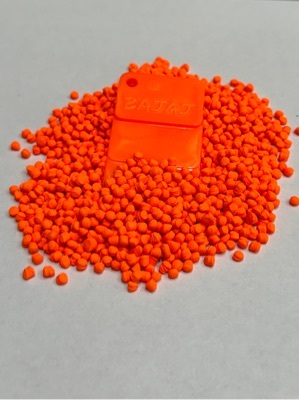 Fluorescent Orange Masterbatch Usage: Plastic & Rubber Pigment