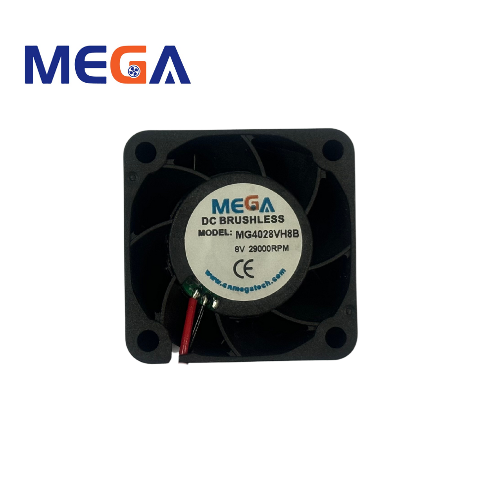 Mega Low Noise 38x38x28mm Small Plastic 12v Cooling Fan For Electronics