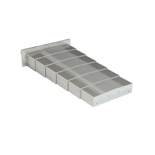 SS Bellow Cover - Stainless Steel, Standard Size, Polished Silver Finish | High-Quality Dust Protection for Industrial Machinery