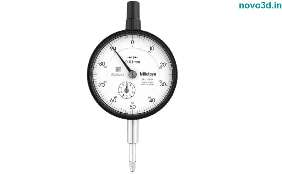 Mitutoyo Dial Gauge - Stainless Steel 0-1mm/0-30mm, Watertight Bezel With Anti-reflective Coating, High-strength Quench-hardened Design, Dual-side Optional Clamp And Lifting Lever