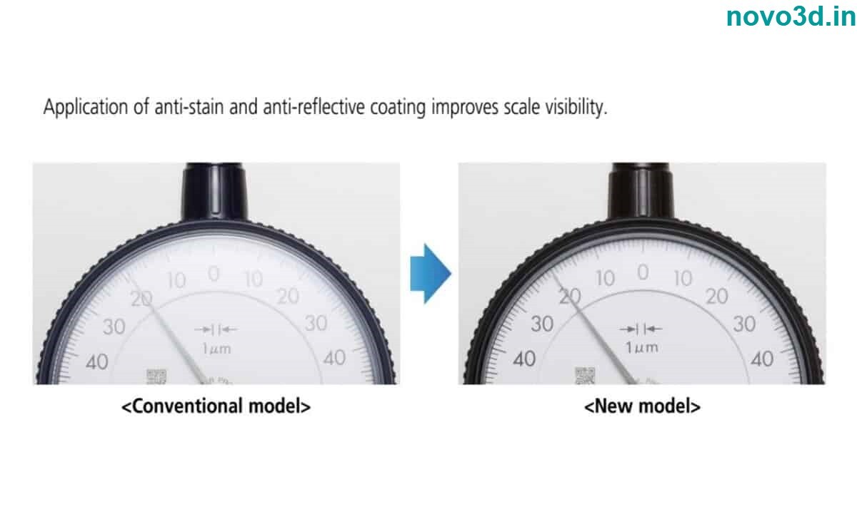 Mitutoyo Dial Gauge - Stainless Steel 0-1mm/0-30mm, Watertight Bezel With Anti-reflective Coating, High-strength Quench-hardened Design, Dual-side Optional Clamp And Lifting Lever