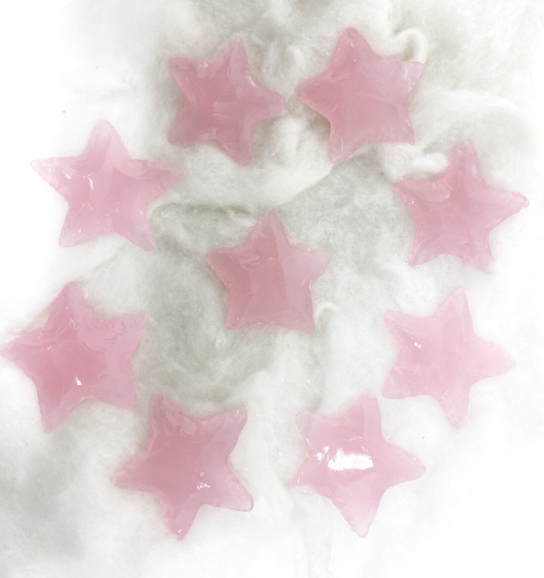 Rose Quartz Flat Star Arrowhead - 1' Handcrafted And Polished | High-quality Natural Indian Agate, Unique Design Promoting Tranquility, Creativity, And Positive Energy