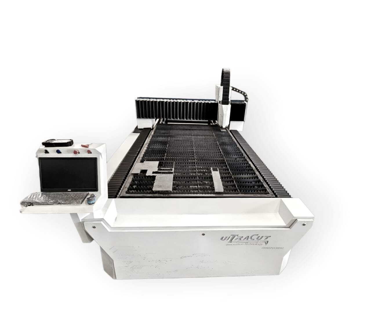 Blue Automatic Cnc Sheet Metal Laser Cutting Machine