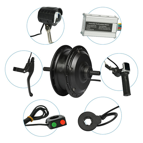 Polished 350Watt Hub E Bike Motor
