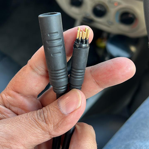 Polished E-Bike Motor Extension Cable