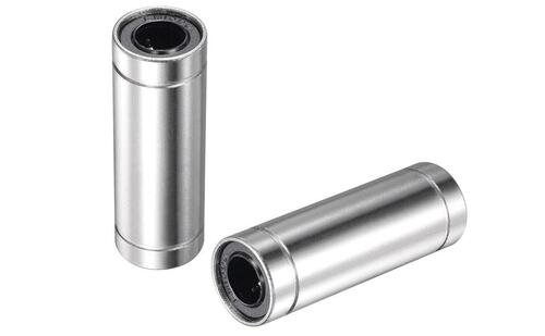LM10LUU Linear Ball Bearing - High-Strength Steel, 10mm Inner Dia, 19mm Outer Dia, 55mm Length | Silver, Ideal for CNC and 3D Printers