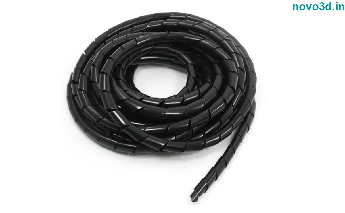 Spiral Cable Wrap Dia 8mm And 10mm - Durable Polyethylene Material | Versatile Cable Organizer For Computers And Electrical Systems