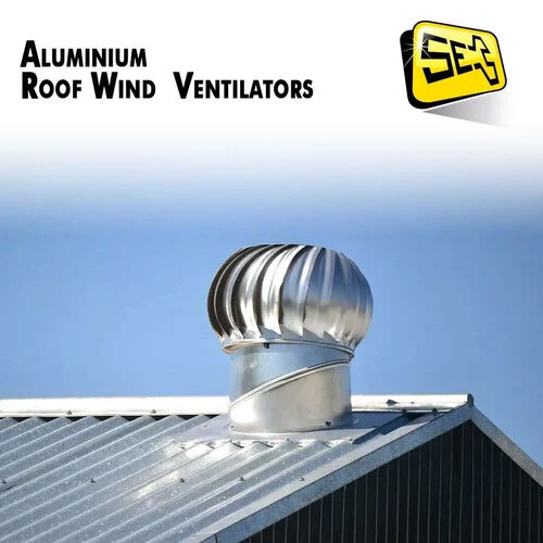 Aluminium Roof Wind Ventilators - Silver Color | Durable Design for Efficient Ventilation and Airflow Management