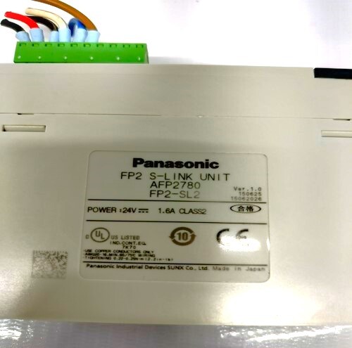 Panasonic Fp2-sl2 Expansion Unit - Plastic/metal, 27x109x80mm | 2 Slots, Din Rail/direct Mount, Data Communication Expansion